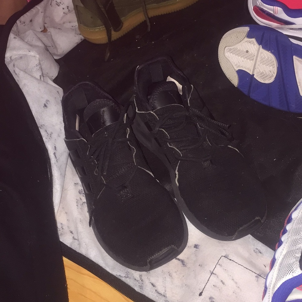 Black adidas sneakers